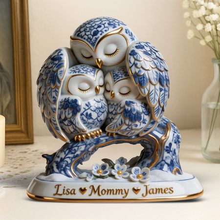 Schützende Eule Mom Plaque - Personal isierte Geschenke für Mütter