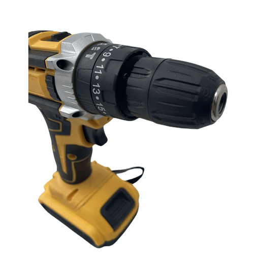 10MM Corded Lithium Electric Drill with Brush, High-Power Impact Drill, Household Electric Screwdriver, Industrial-Grade Hand Drill