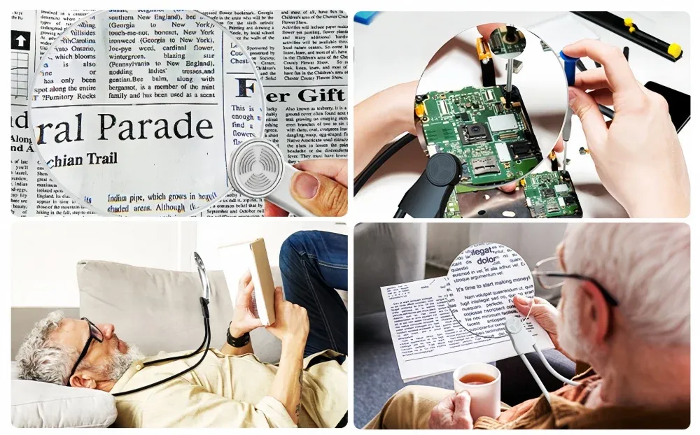 Hands-free Neck-worn Optical Magnifier