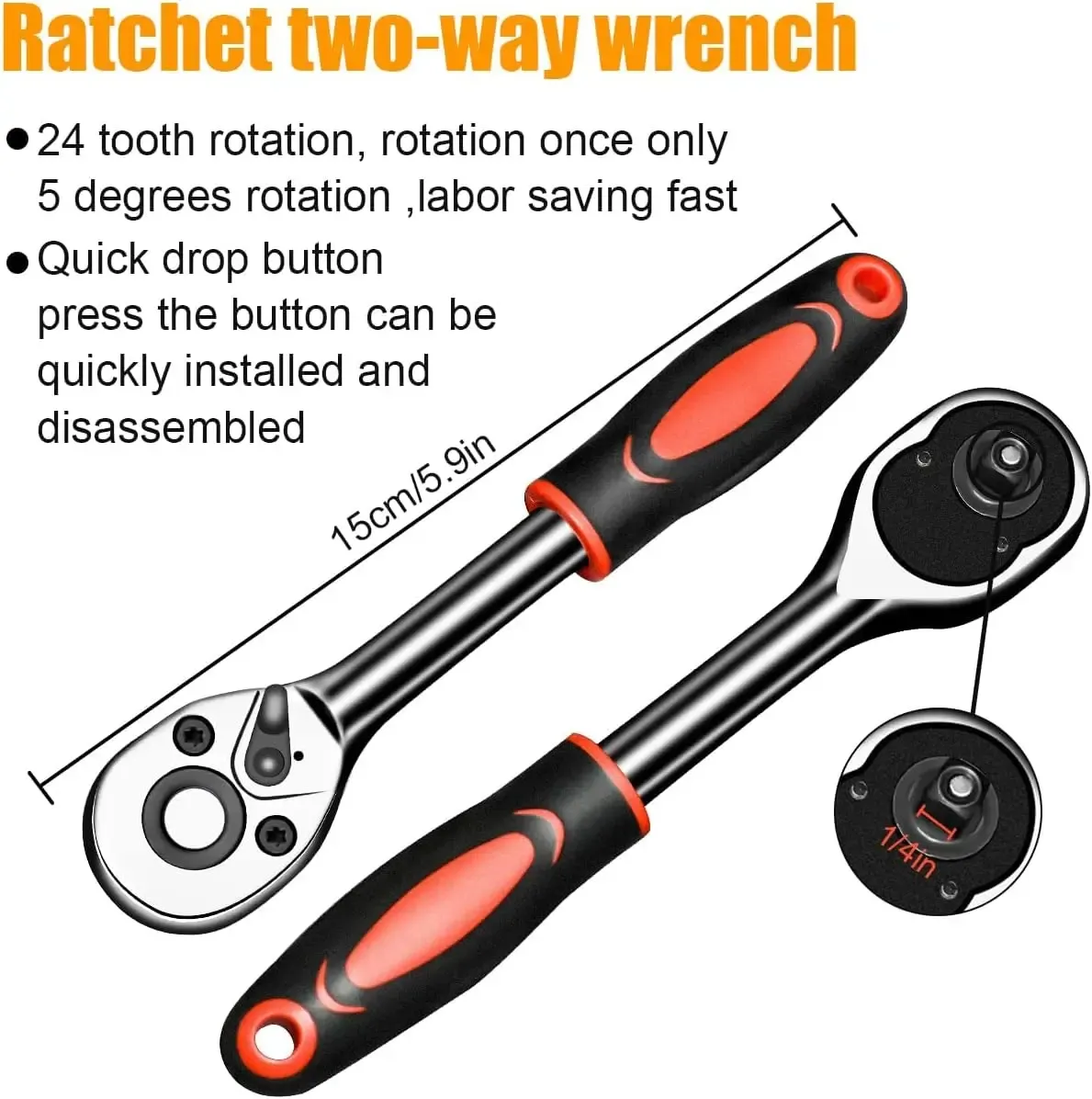 Combination Socket Wrench Tool Set