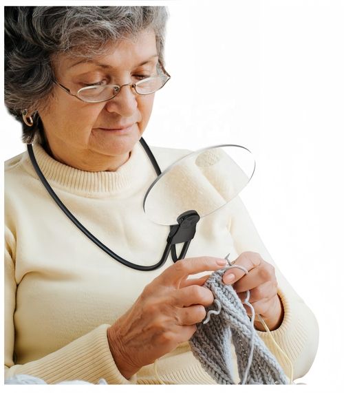 Hands-free Neck-worn Optical Magnifier
