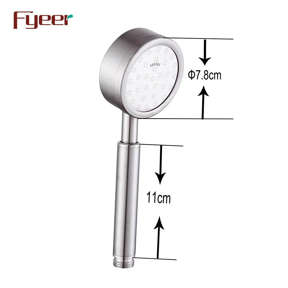 Round Rainfall Shower Head