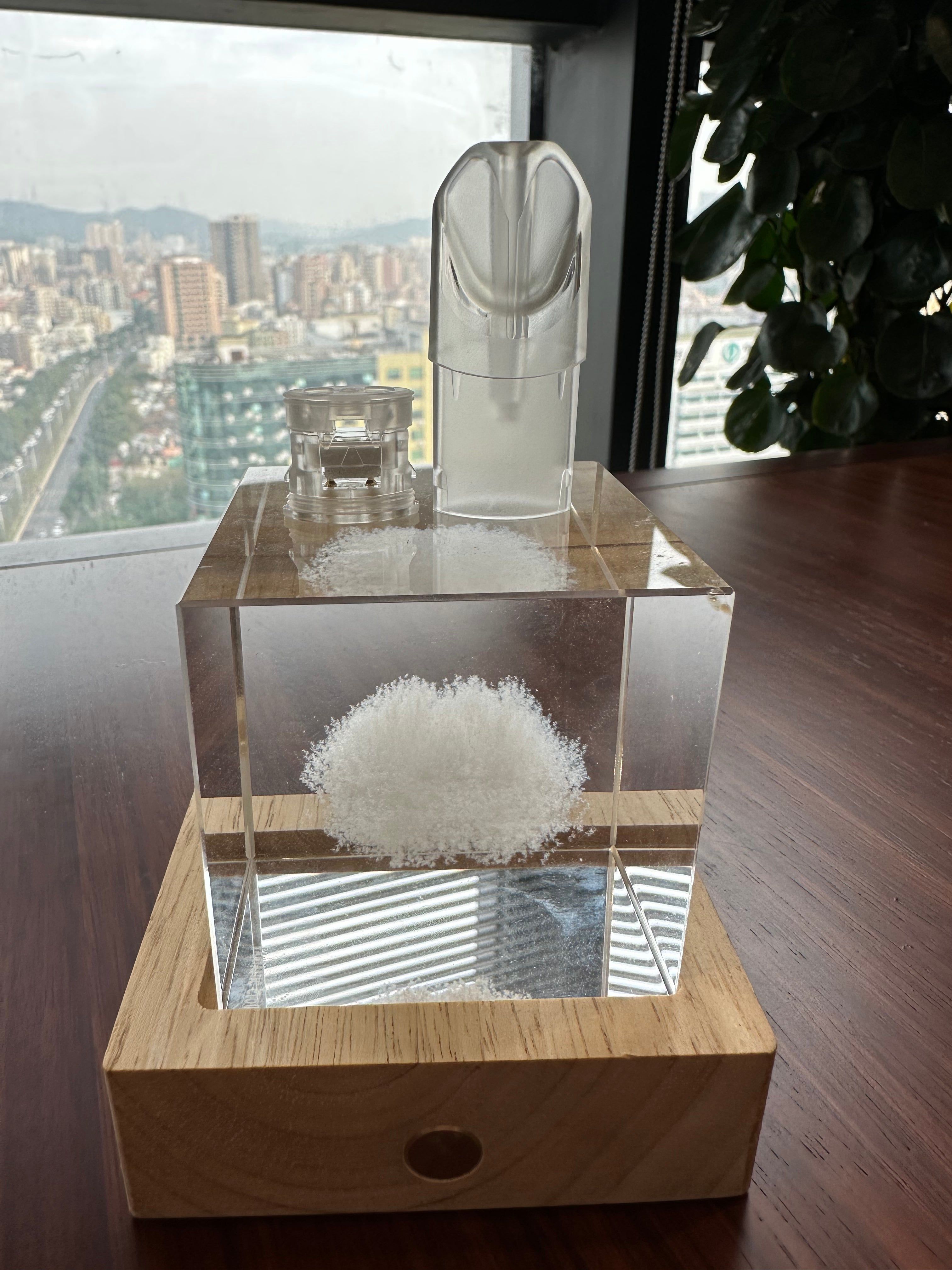 Sp2空弹 磨砂款白色底座陶瓷芯 U型煙彈殼 不漏油 廢油（正品保證）一代通用分離式空倉-台灣現貨秒發