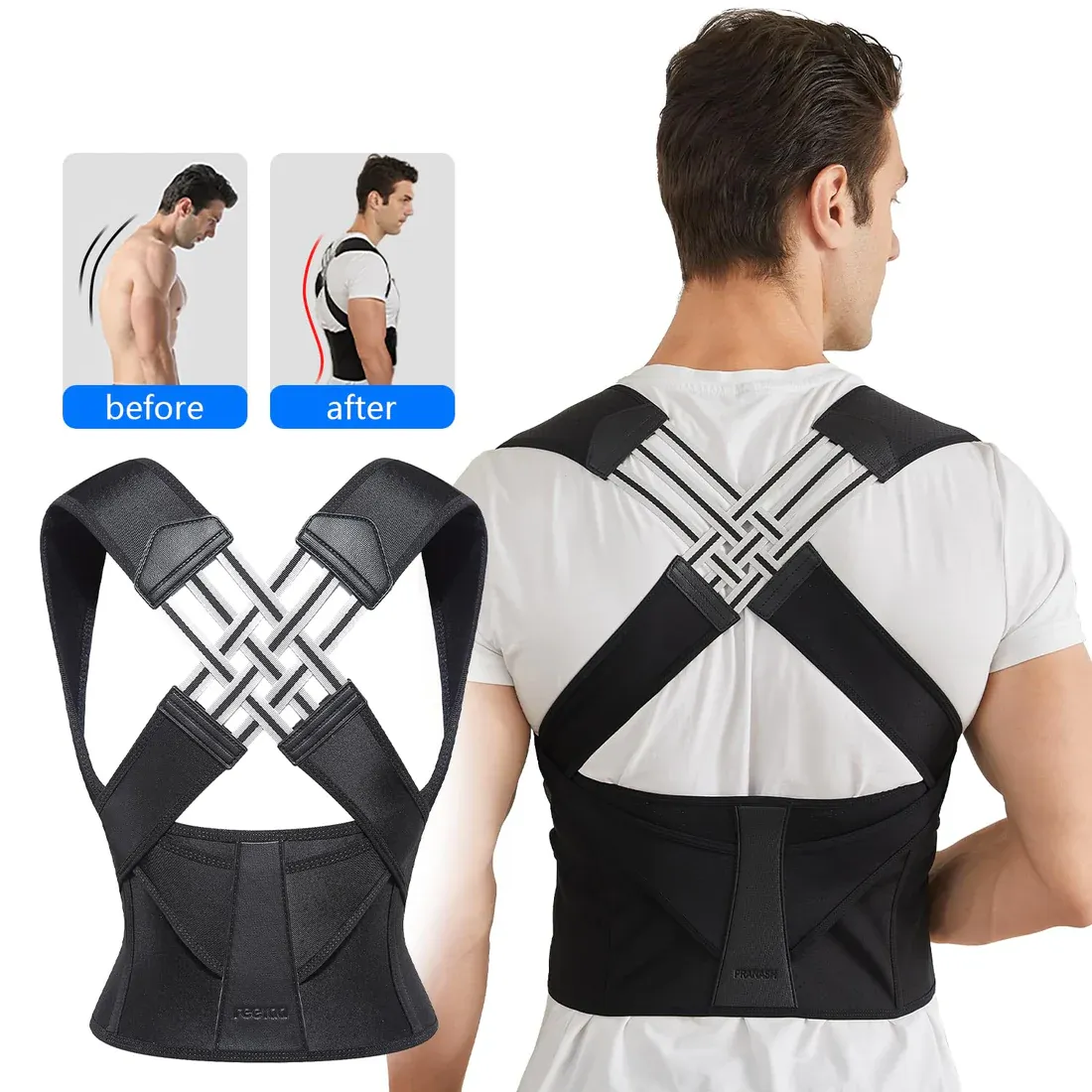 🔥Adjustable Back Posture Corrector Belt-adjustable posture corrector