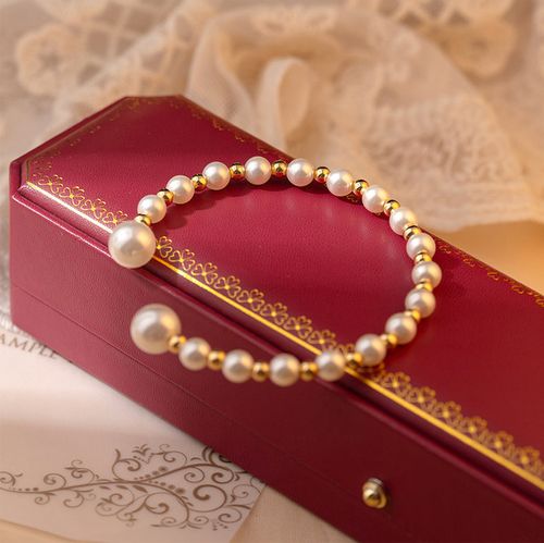 French niche Pearl Essence Bangle✨