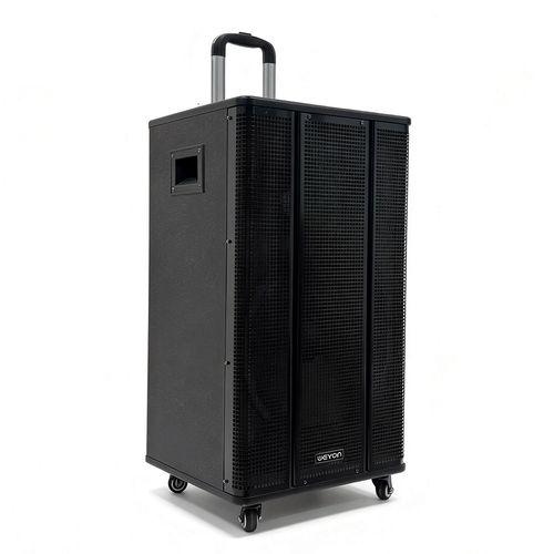 Enceinte mobile sur roulettes WEYON W180  Puissance maximale 18000W, Bluetooth, batterie rechargeable pour fêtes et événements