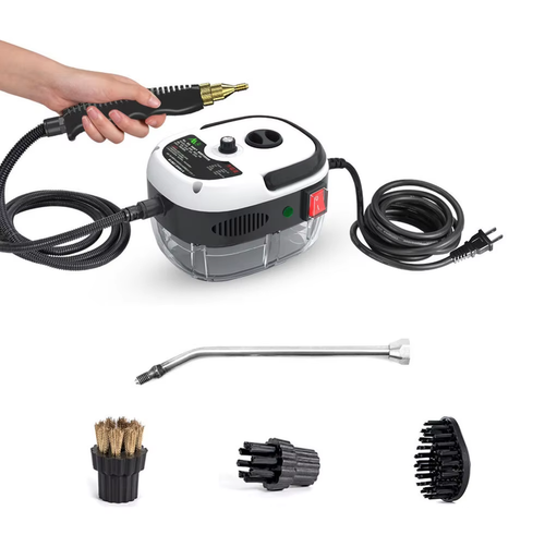 Máquina de limpeza a vapor multifuncional para uso doméstico, carpete de automóvel, piso, janela, máquina de limpeza a vapor de alta pressão portátil