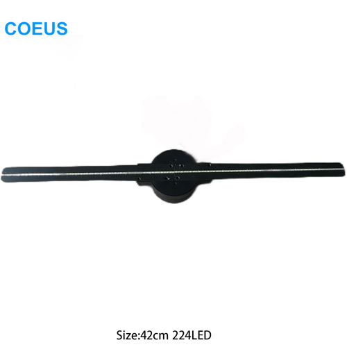 Projetor de holograma de 42 cm, display holográfico 3D, ventilador de publicidade com holograma 3D, reprodutor de publicidade LED, ventilador de holograma