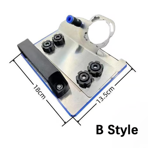 Suporte para esmerilhadeira angular para corte de chanfro de 45° em azulejos