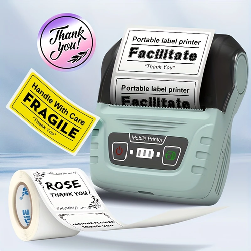 Impressora de rótulos portátil, Máquina de impressão de rótulos portátil