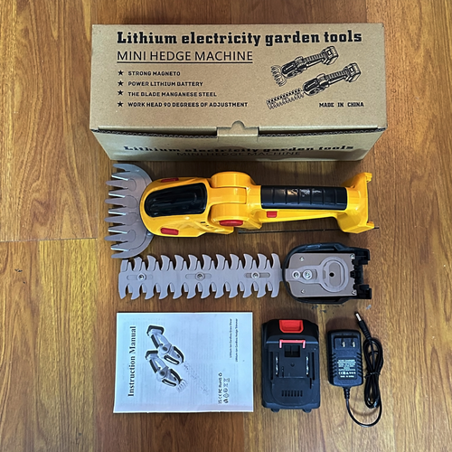 Triminador Elétrico Portátil de Mão com Bateria de Lítio para Jardinagem Mini Triminador de Viveiros, Tesoura Elétrica para Heleiras, Roçadeira, Triminador de Vimes, Tesoura de Podagem