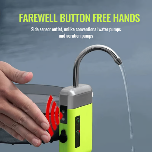 Bomba de aquário recarregável, aerador, bomba de circulação de água portátil, sensor de peixes, máquina de oxigênio, bomba de ar hidropônica para pesca