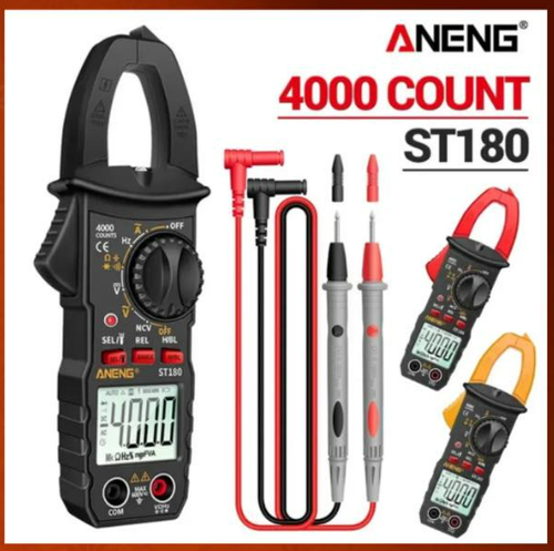 Amperímetro de pinça de 600A para corrente alternada, multímetro digital para corrente, tensão e diodo contendo detecção de tensão NCV, ferramenta profissional para eletricistas.