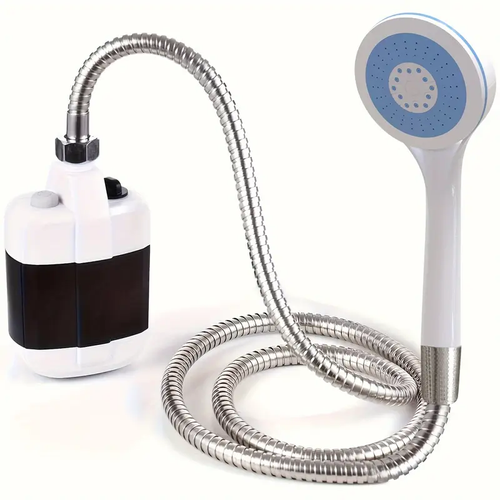 Banho portátil, banho para acampamento e viagem, bomba de banho para o acampamento e o uso doméstico, bomba de banho para viagens em autocaravana e viagens familiares, bomba de água para o jardim.