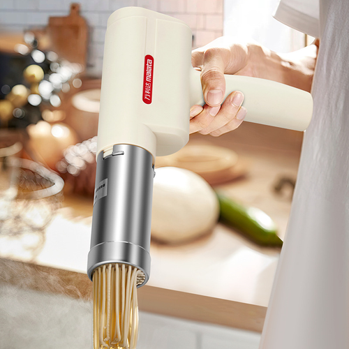 Máquina Elétrica Portátil de Design Moderno, Automática e Recarregável para Fazer Macarrão Instantâneo
