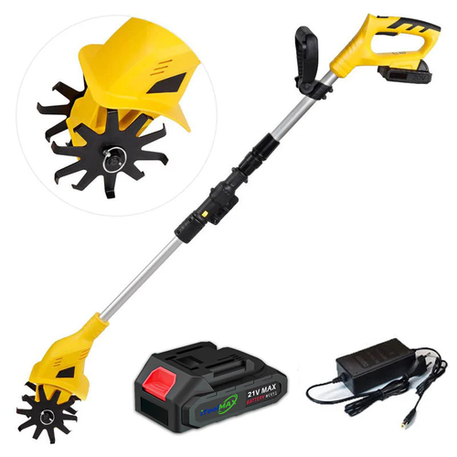 Sem fio Leme Elétrico Cultivador