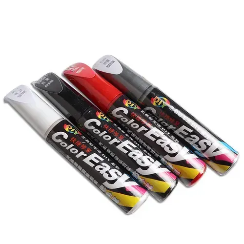 Color Easy 4-Pack Car Scratch Repair Pen Set - Multi-Color Auto Paint Touch-Up Pens for Paint Scratch Fix