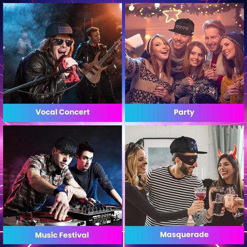 Smart LED Programmable Baseball Cap App Controlled RGB Pixel Display Hat with DIY Animation Text for Concerts Parties