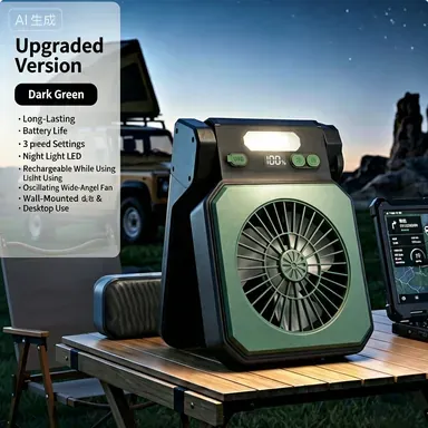 Solar-powered Fan Light