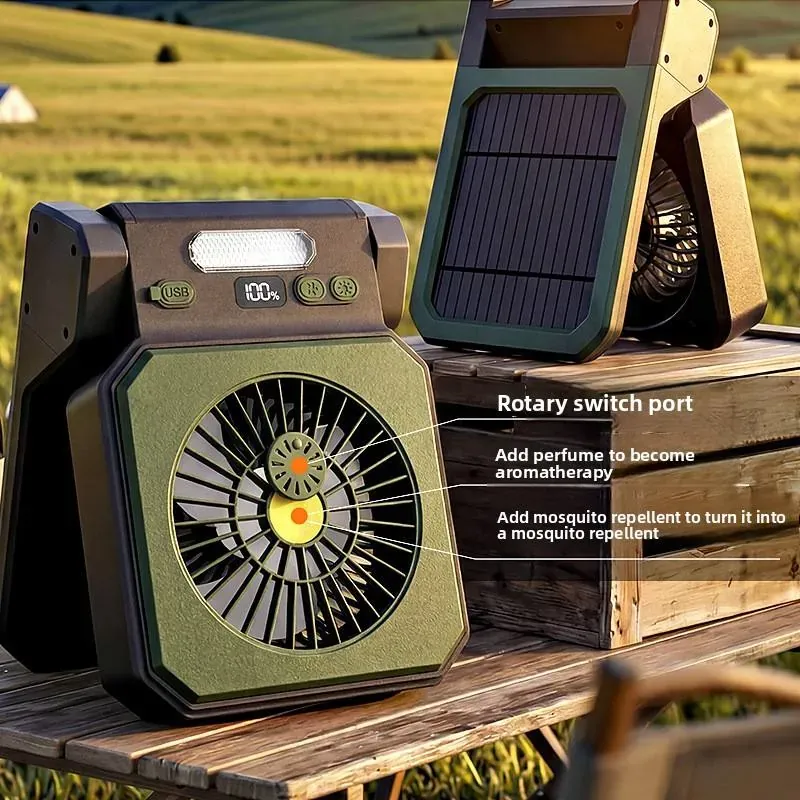 Solar-powered Fan Light