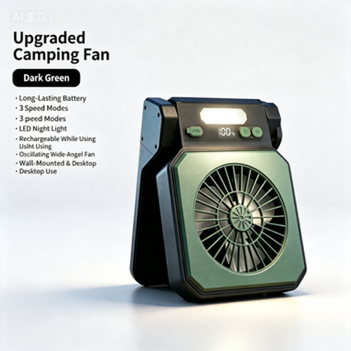 New Solar-powered Fan Light