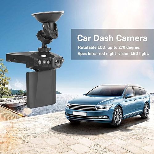 2.5inches Car DVR Video Recorder, Car Dash Camera Rear View Mirror Camera, Dash Camera Driving Recorder IR Cam CCTV