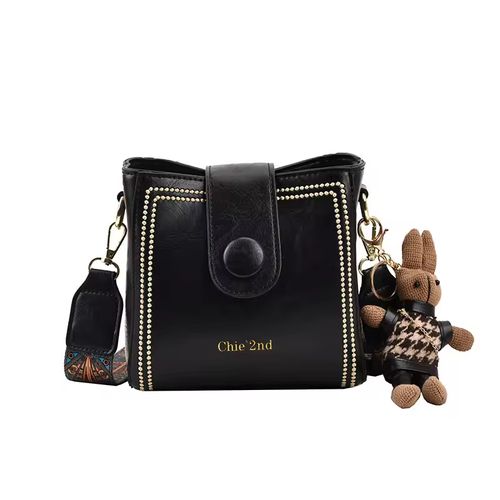 2025 tendência das mulheres um ombro crossbody bag moda vintage balde design versátil pequeno quadrado para senhoras