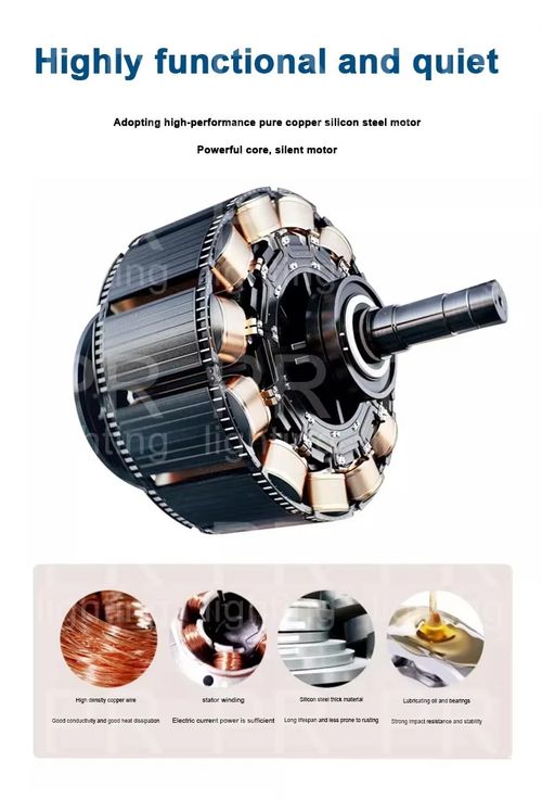 Moderno criativo piso baixo motor 50-60w lâmpada de teto com controle remoto