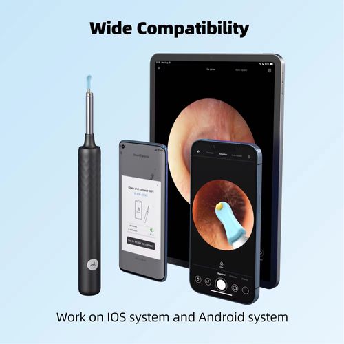Bebird X1 cera de ouvido controle de telefone câmera WiFi otoscópio sem fio ear washer