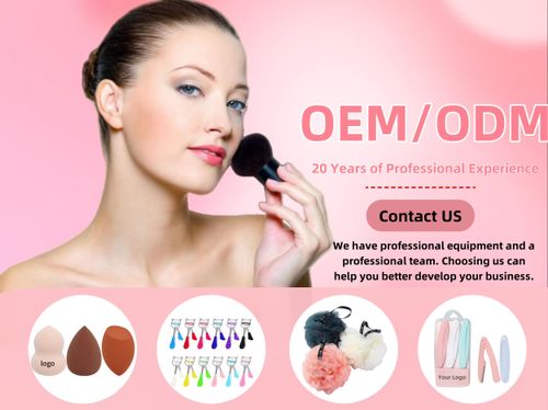 Conjunto de maquiagem de escova de cabeça lisa para senhoras- base de maquiagem concealer e blush maquiagem esponja ferramentas de beleza