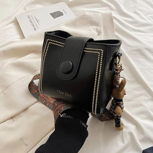2025 tendência das mulheres um ombro crossbody bag moda vintage balde design versátil pequeno quadrado para senhoras