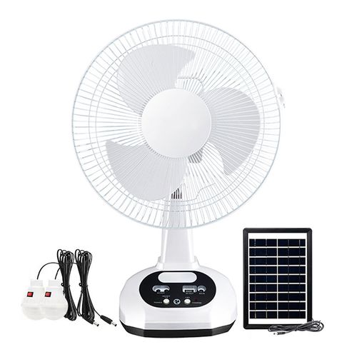 Ventilador de painel solar barato bateria de lítio recarregável bateria de chumbo-ácido painel solar ao ar livre ventilador solar de emergência