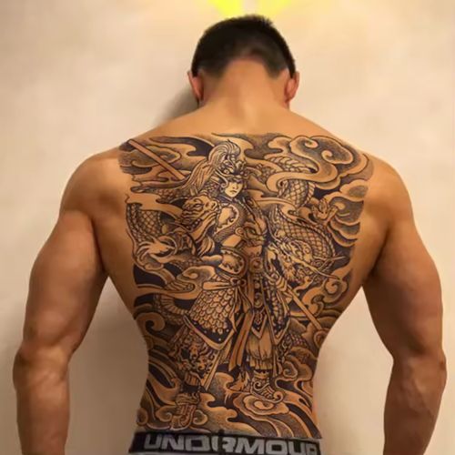 Longa duração grande volta à prova d'água jaguar corpo tatuagem temporária completa volta tatuagem adesivos