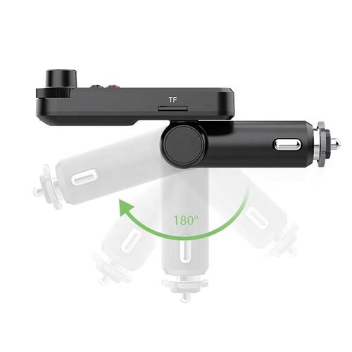 Carro bluetooth fm transmissor 1, 8 polegadas monitor a cores mãos livres bluetooth MP3 player QC3.0 carregador de carro