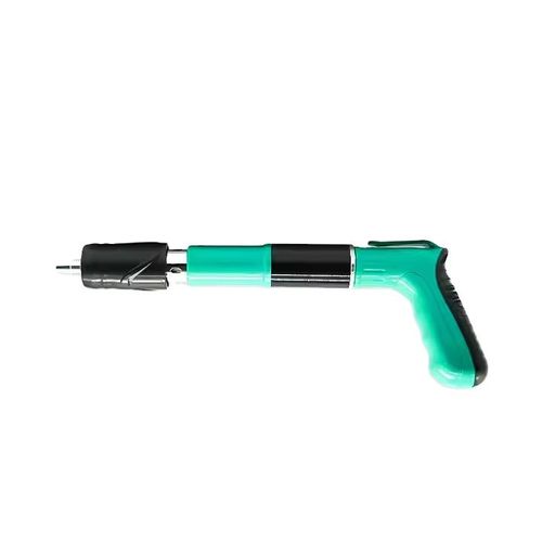 Fábrica de venda direta para indústria e DIY, mini silenciador de pistola de pregos integrado, ferramenta manual para instalação de teto com fixador de alimentação.