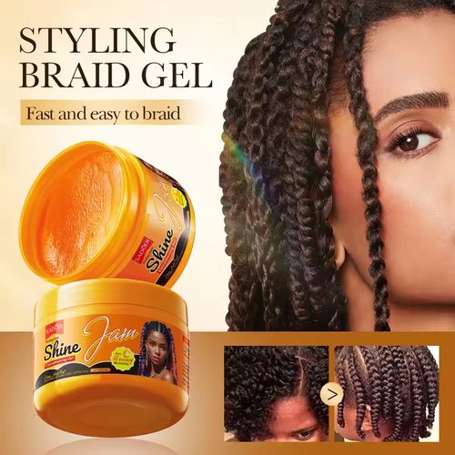 Private brand day lock extra hold 4c estilo de cabelo twist Loc edge weave hair gel gloss & jam gel