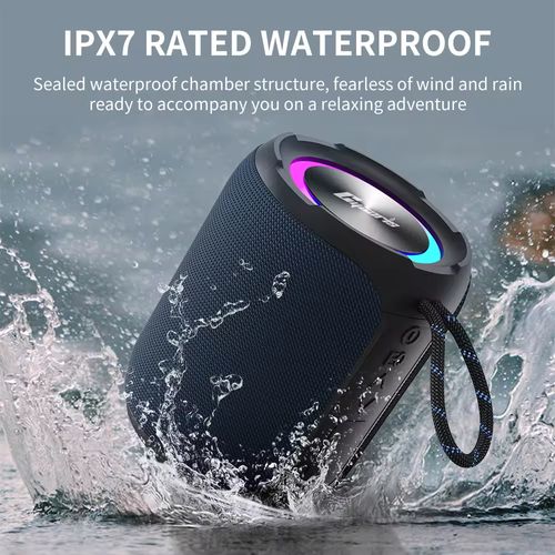 40W alto-falante sem fio IPX7 waterproof alto-falante ao ar livre com luzes RGB graves profundos emparelhadas duplas