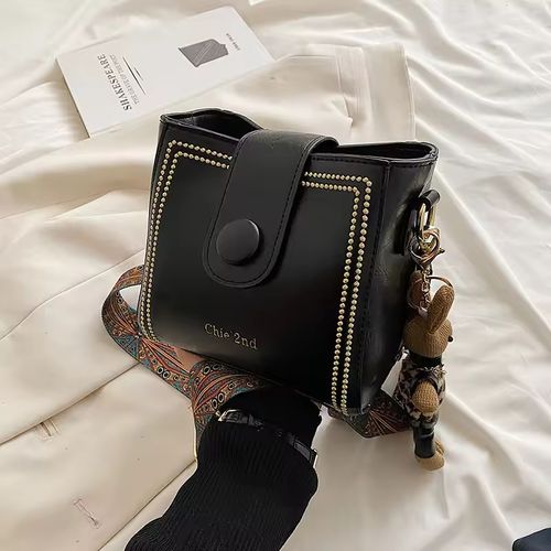 2025 tendência das mulheres um ombro crossbody bag moda vintage balde design versátil pequeno quadrado para senhoras