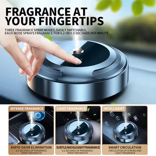 Difusor de aroma de perfume para carro, clip para abertura de ventilação, óleo essencial inteligente
