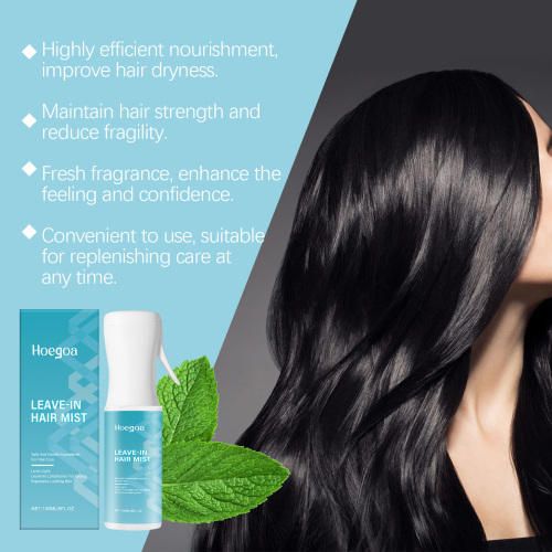 HOEGOA luxury no-wash hair spray soft fragrance straight curls dry fluffy nourishing fragrance hair spray