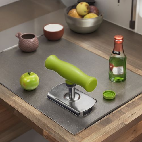 Adjustable Stainless Steel Multi-Function Bottle Opener Comfort Handle Boxed Kitchen Gadget Bar Screw-Off Jar Logo