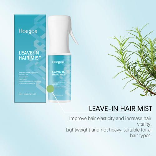 HOEGOA luxury no-wash hair spray soft fragrance straight curls dry fluffy nourishing fragrance hair spray