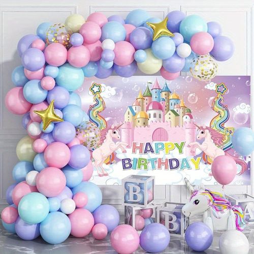 151PCS Cute Balloon Garland Arch Set, Wedding, Birthday Party, Anniversary, Graduation, Festival Celebration, Room Decoration