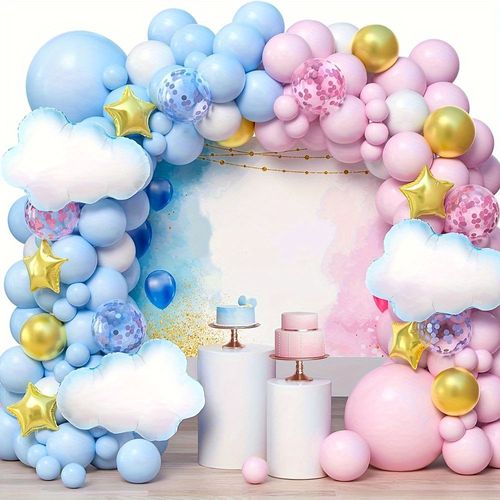 131PCS Balloon Garland Arch Kit, Shower Decoration Birthday Party Anniversary Graduation Holiday Indoor and Outdoor Decoration
