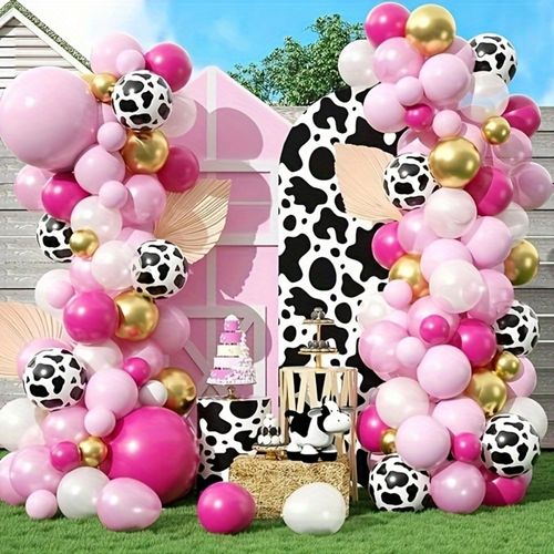 113PCS Farm Theme Balloon Garland Arch Set Birthday Party Decoration, Festival Celebration Scene Decoration Interior Decoration