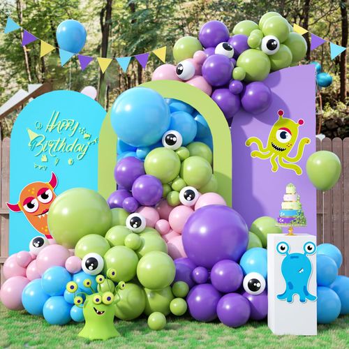 Eye Balloon Arch Set Is Suitable for Various Occasions Large Gatherings Birthdays Weddings and Can Be Used in Multiple Colors