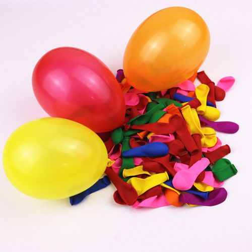 500pcs 5cm Small Thickened Latex Air Balloon Water Balloons Toys Multicolor Inflatable Balloon for Summer Party Decoration