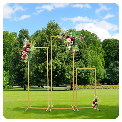 Wedding Arch Metal Iron Backdrop Stand Wedding Floral Decoration Props Birthday Party Balloon Arch Backdrop Stand Baby Shower