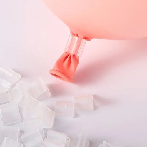 100pcs, Balloon Sealer Clip, Balloon Binding Tool, Balloon Accessories.Faster Knot Tying Tool, Party Accessories