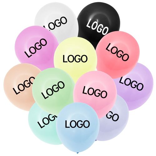 Custom Printed Latex Balloons,Personalized Balloons with Logo, Text, QR Code & Image